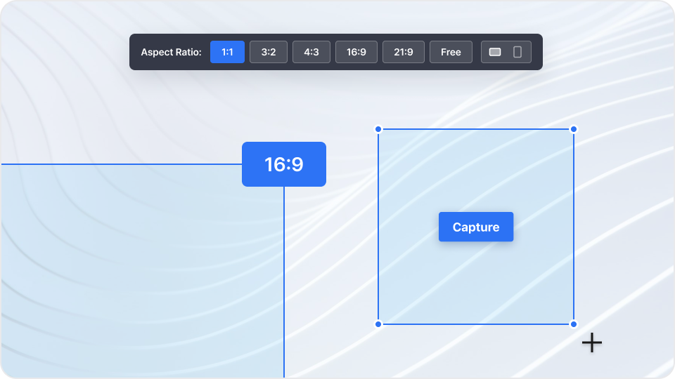 Capture screenshots your way. preview 1